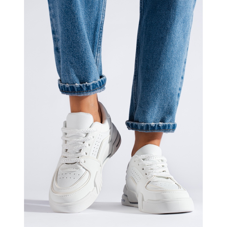 Weiße Shelovet-Sneaker für Damen 1