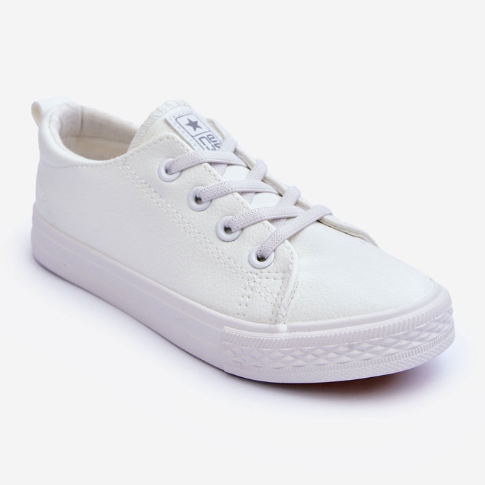 PE1 Weiße Poliana-Kindersneaker 1
