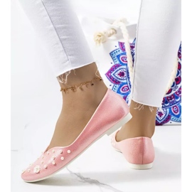Pinkfarbene Ballerinas mit Silke-Schnitt rosa 2