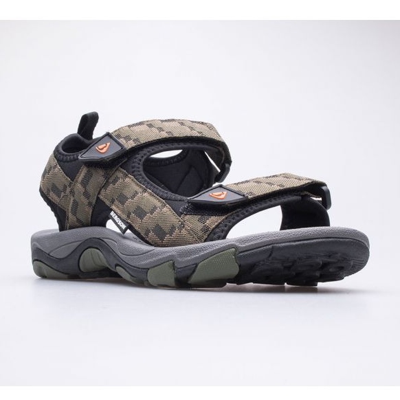 Bergson Benue Wander-Herrensandalen BRG00127 grün 2