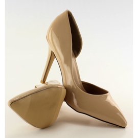 Asymmetrische Pumps U383 Beige nude 2