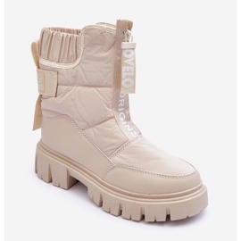 PE1 Hochisolierte Schneestiefel für Damen Beige Freoc 1