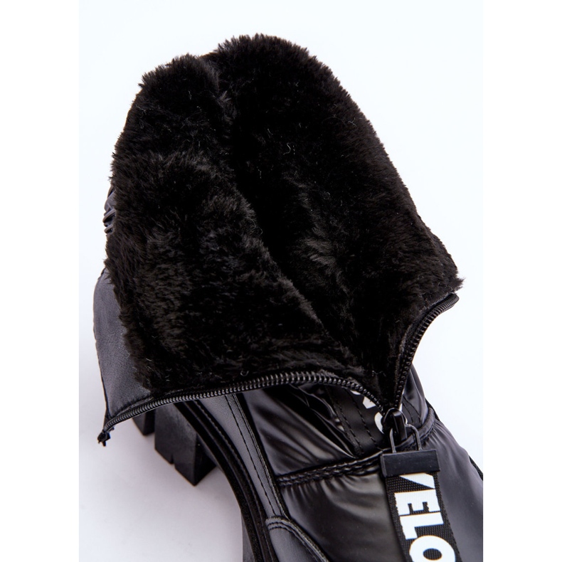PE1 Hochisolierte Damen-Schneestiefel Schwarz Freoc 1