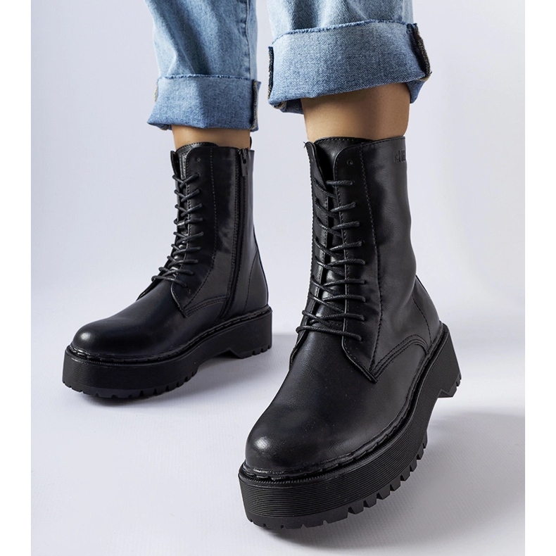 Schwarze Stiefeletten Big Star II274509 1