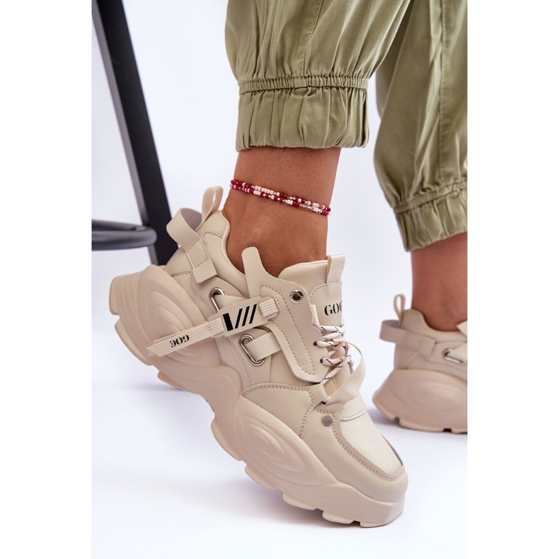 GOE MM2N4015 Sport-Sneaker, Beige 2