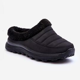 Schwarze Olwina Slip-on-Schneestiefel 1