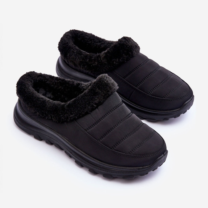 Schwarze Olwina Slip-on-Schneestiefel 2