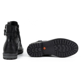 Kampol Herren-Winterstiefel aus Leder 155KAM, schwarz 5