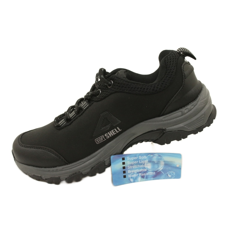American Club Amerikanische Sportschuhe für Damen wasserdichtes Softhell 1802 schwarz 7