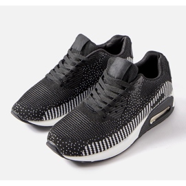 Inna Schwarz-weiße Alvin-Herrensneaker 1