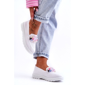 PM1 Slip-on-Sneaker für Damen mit Verzierung in Weiß von Taylor 2