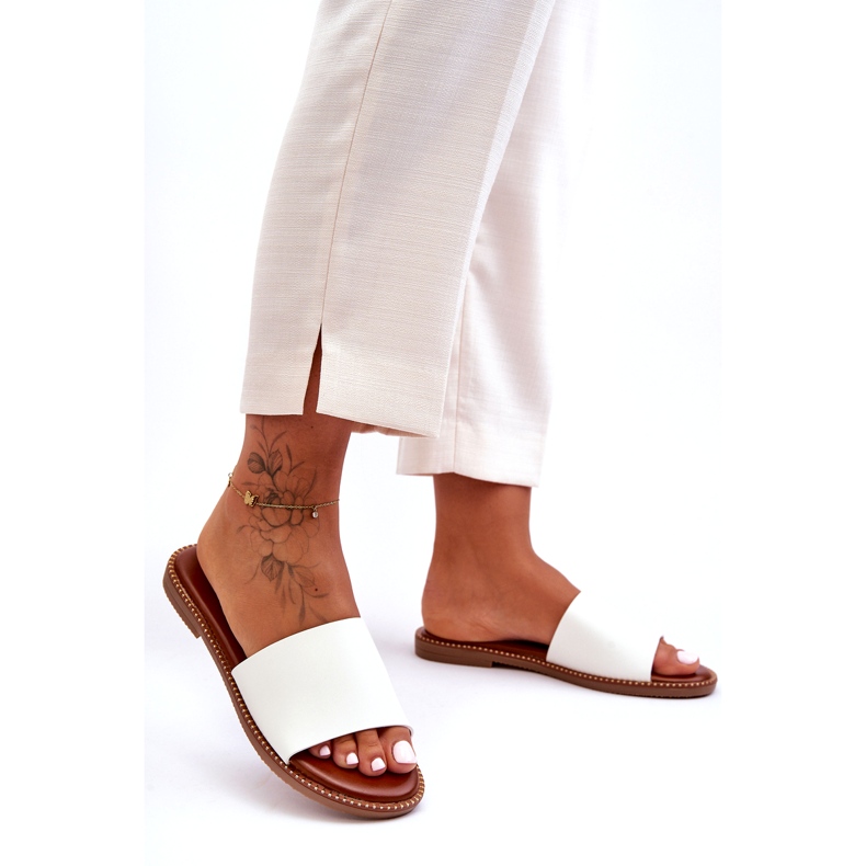 Klassische Damensandalen White Aphrodite weiß 5