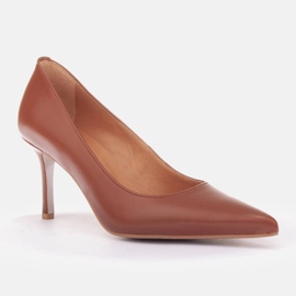 Marco Shoes Absatz aus Nappaleder braun 1