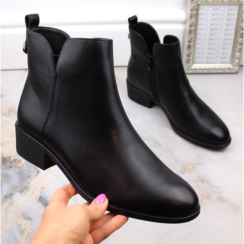 Isolierte Chelsea-Stiefel für Damen, schwarz, Sergio Leone BT606 1