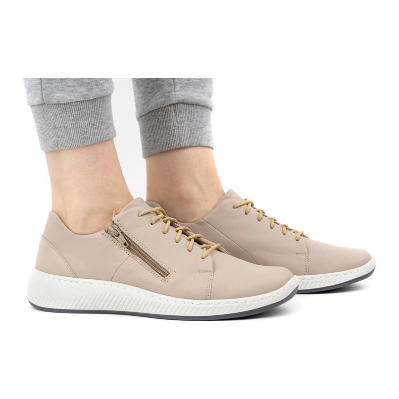 WASAK Damenschuhe Lederturnschuhe 0602W grau 2