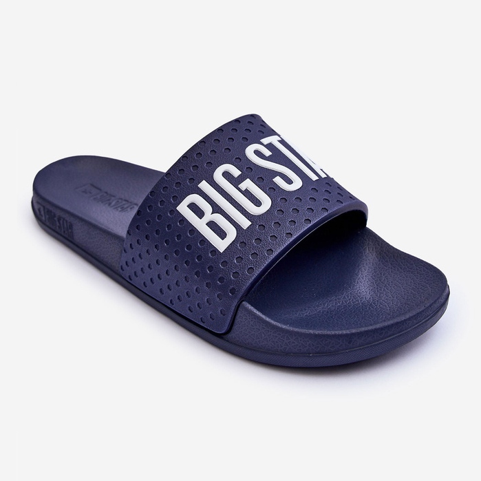 Klassische Damen-Flip-Flops Big Star MM274714 Marineblau 1