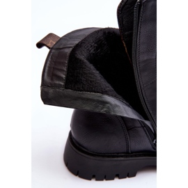 Leder-Arbeiterstiefel Schwarz Lonevis braun 2