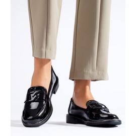 Schwarze Lackschuhe für Damen von Shelovet 2