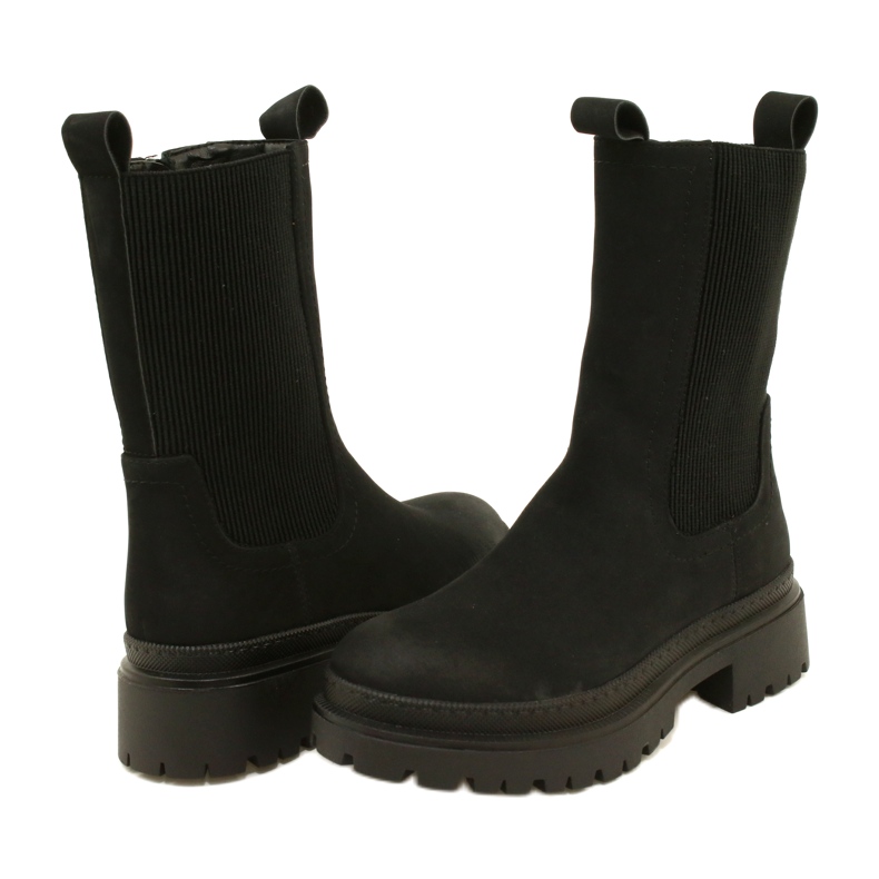 Elevento für hohe isolierte Frauen Elevento 23BT35-6440 Schwarze Stiefel 3