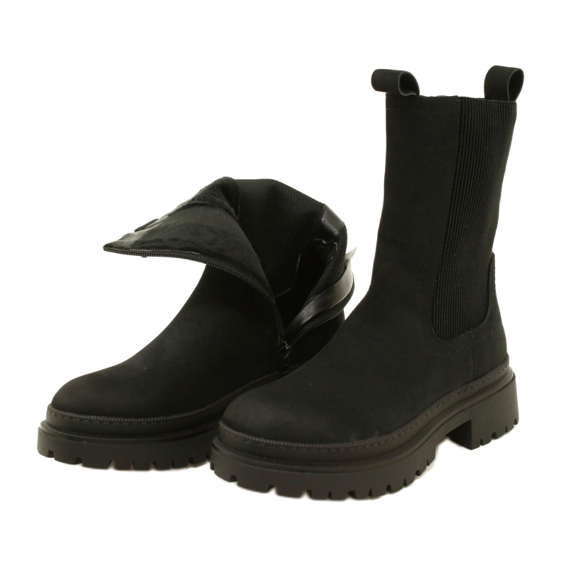 Elevento für hohe isolierte Frauen Elevento 23BT35-6440 Schwarze Stiefel 4
