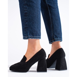 Vinceza Schwarze Pumps mit hohem Absatz von Vincez 1