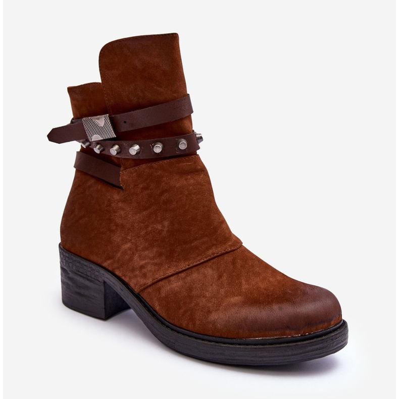 Camel Effie Isolierte Stiefeletten mit hohem Absatz braun 1