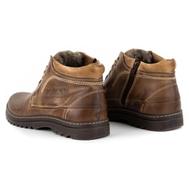 Joker Herren Winter Isolationsschuhe 508J braun 6