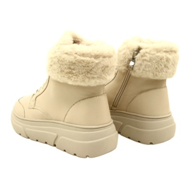 Caprice Damenstiefel mit Fell 9-26220-41 144 Beige 3