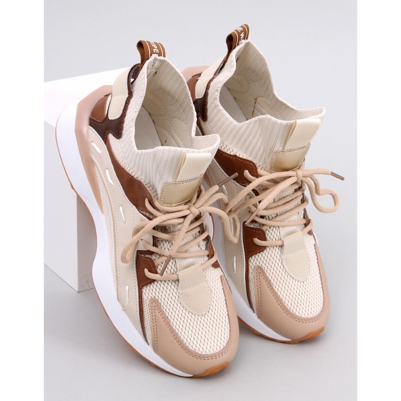 Boyce Beige Sockensneaker 1
