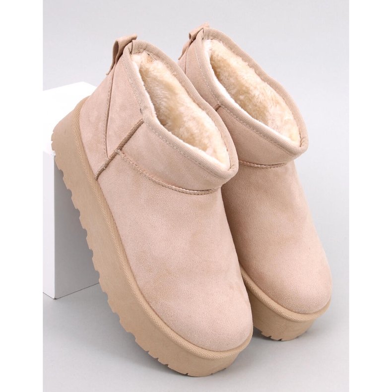 Plateau-Schneestiefel Solnis Beige 1