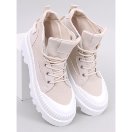 Tinli Beige High-Top-Sneaker 1