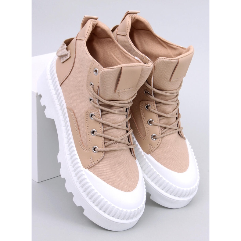 High-Top-Sneaker mit Tinli Khaki-Schutz beige 1