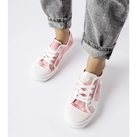 Verwaschene rosa Clavet-Sneaker 1