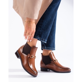 Damenstiefel Jodhpurabsatz Vinceza braun 2