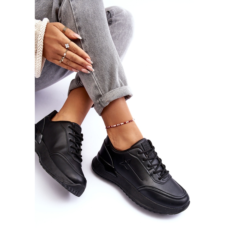 Klassische Sportschuhe für Damen Big Star MM274223 Schwarz 1