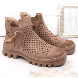 Potocki W WOL179B Wildleder-Stiefeletten, braun 2