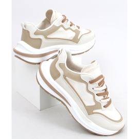 Ekani Beige Turnschuhe 1