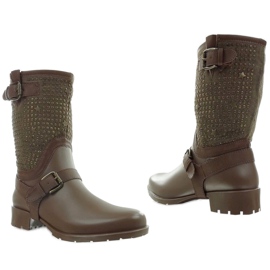 Galoschen mit Nieten BL8-18 Khaki 1