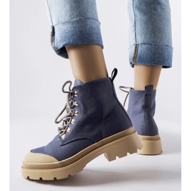 Alicudi Damen-Jeansstiefel blau 2