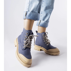 Alicudi Damen-Jeansstiefel blau 1