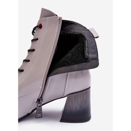 Vinceza Lackstiefelette Grau Basciano 1