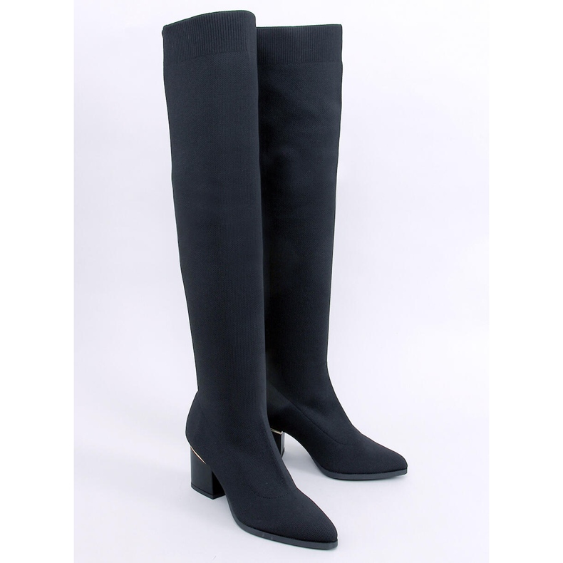 Mckenzie Schwarze Musketiere mit niedrigen Absätzen 1