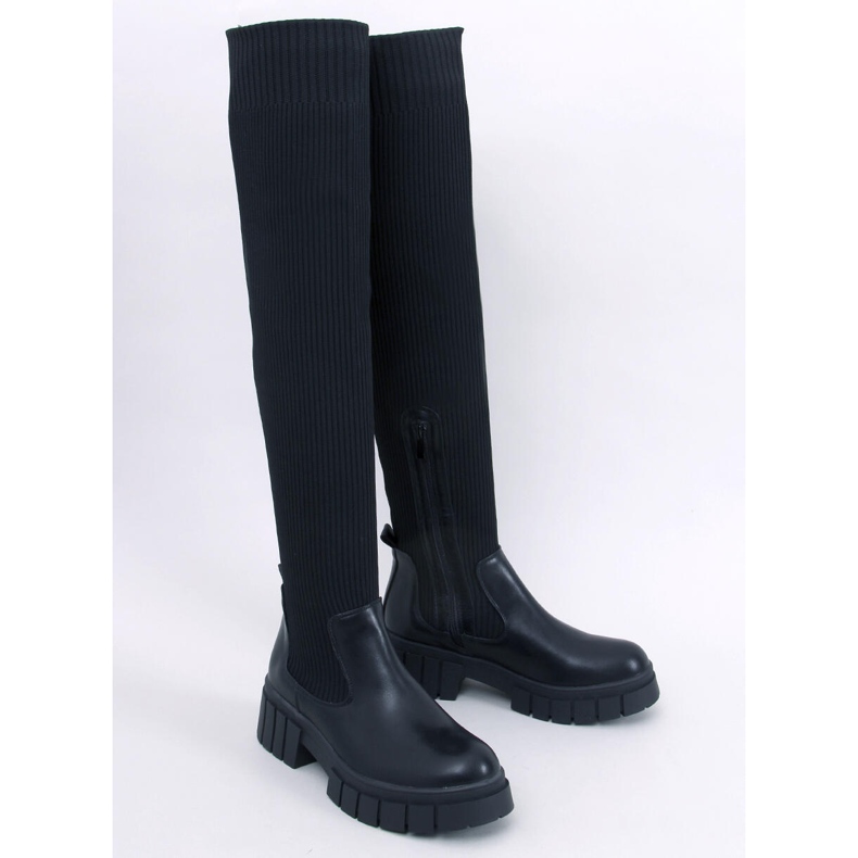 Stiefel mit flexiblem Obermaterial Rozier Black schwarz 1