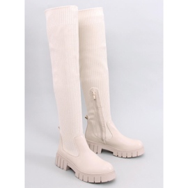 Stiefel mit flexiblem Obermaterial Rozier Beige 1