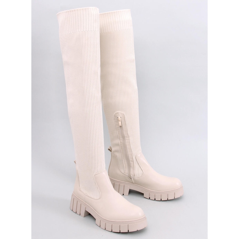 Stiefel mit flexiblem Obermaterial Rozier Beige 1