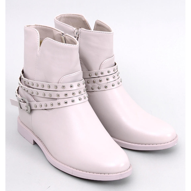 Stovall Beige Keilstiefeletten 1