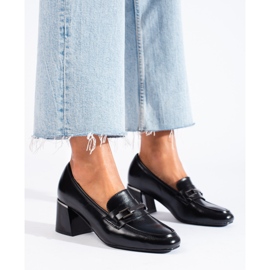 Schwarze elegante Damenschuhe von Shelovet 1