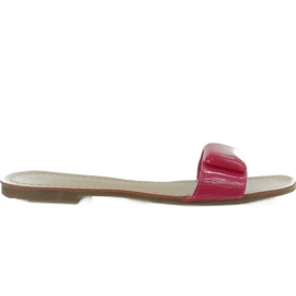 Hausschuhe mit Riemen 8293-60 rosa 1
