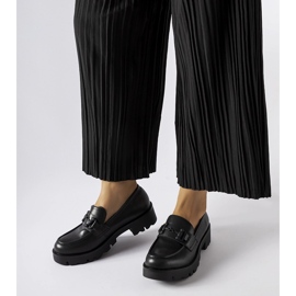 Inna Schwarze Schuhe mit Lederdecksohle von Fauna 1