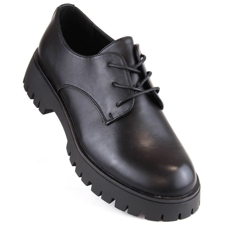 Sergio Leone W SK424A Oxford-Schuhe, schwarz 1
